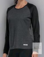 New sz Large MoFiz Women's Activewear Long Sleeve Tops UPF 50+ Sports Running Shirts Workout Gym T-Shirts Quick Dry Outdoor Fitness Yoga Tops