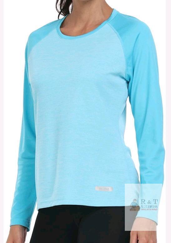 New sz Medium MoFiz Women's Activewear Long Sleeve Tops UPF 50+ Sports Running Shirts Workout Gym T-Shirts Quick Dry Outdoor Fitness Yoga Tops