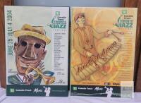 2004 & 2009 Toronto Jazz Festival Plaque Posters, Plak-It Mount, 24x16", Featured Artists Listed
