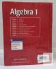 Holt McDougal Algebra 1 Common Core Edition, 2012, Hardcover, Burger et al., ISBN 9780547618327 show signs of handling such as light creasing, edge wear, or marks see photos for condition - 2