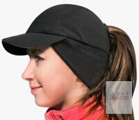 New GADIEMKENSD Women's Winter Ponytail Hat Reflective Fleece Running Hat with Drop Down Ear Warmer