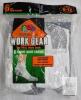 NEW Fruit of the Loom Work Gear Men's Crew Socks 6-Pair White, Size 6-12, Antimicrobial, Arch Support