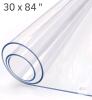 NEW Clear PVC Table Protector Roll 30 x 84 in, Food-Grade, Waterproof, Heat & Scratch Resistant