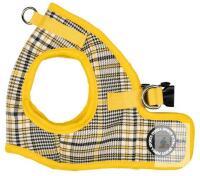New sz Small Puppia Lucas Dog Vest Harness B (Step-in) Fashionable Checkered Pattern