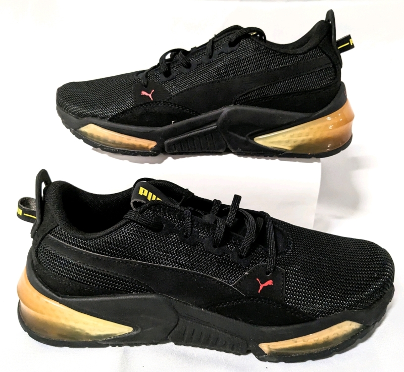 PUMA Adults (Size 8.5) LQDCELL Optic Dim 'Black Meadowlark' Sneakers