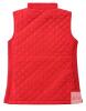 New sz XL Bienzoe Women Casual Quilted Sleeveless Light Weight Vest Stretch Rib Red - 2