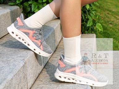 New sz 8.5 STQ Running Shoes for Women Shock Absorption Sole Slip on Sneakers Lightweight Arch Support Gym Walking Tennis Shoes<br/>