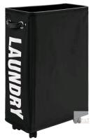 New Caroeas 30" Tall Rolling Laundry Basket