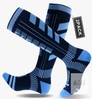2 New Pairs sz Medium (6.5-8.5) Sanyiyiba Men's Merino Wool Snow Sports Socks