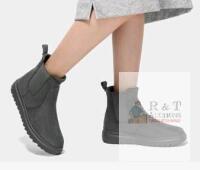 New sz 7.5 Bacia Women's Comfy Ankle Slip On Boots Fashion Suede Fall Chelsea Boot