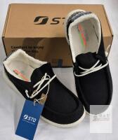 New sz 8.5 STQ Women's Slip on Loafers丨Comfotable Fur Line Ultralight Boat Casual Shoes with Arth Support