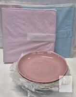NEW 4"x6" Photo Albums, PU Leather, Blue, Large Capacity,AND NEW PLATES