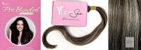 NEW YoungSee I-Tip 20" 50g P4-27 Pre Bonded 100% Real Human Hair Extensions, Dark Brown/Blonde Highlights