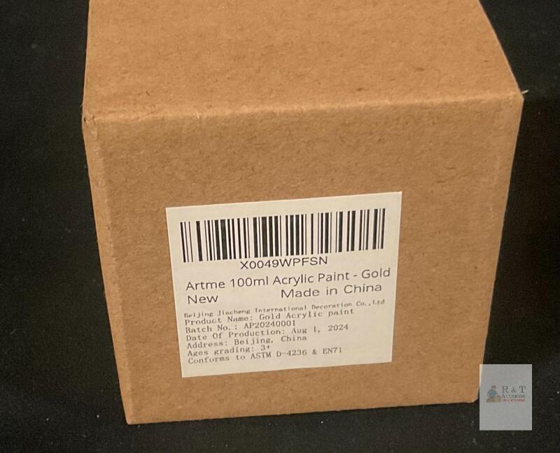 New 100ml Acylic Paint -Gold