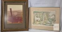 2 Framed Wall Art