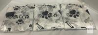 Cat Tablecloths 4 Pack, 54"x108" Cat/Fishbone Print, Waterproof Plastic, New