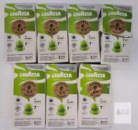 Lavazza Tierra Organic Nespresso-Compatible Coffee Capsules, 7 Boxes, 70 Pods, Medium Roast, Exp 03/2024