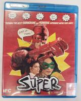 NEW Super Blu-ray, 2010, James Gunn, Rainn Wilson, Ellen Page, Region A, 96min, IFC, R