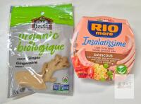 Club House Organic Ground Ginger 26g & Rio Mare Insalatissime Tuna Salad Couscous 160g,