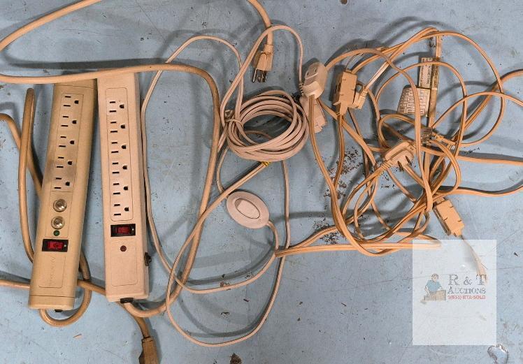 6-Outlet Power Strips and Extension Cords, Surge Protector, Inline Switch, Coaxial Protection