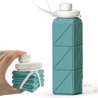 New 690ml Collapsible Lightweight Silicone Waterproof Water Bottle, Hiking Cycling Yoga Sports Outdoor,