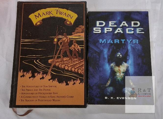 Mark Twain Leatherbound Classic Collection (Barnes & Noble) & Dead Space: Martyr Paperback Lot