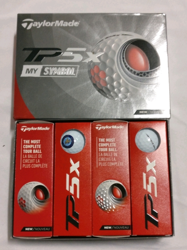 New Box - TaylorMade TP5X Golf Balls - 12 Balls