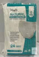 NEW Veeda Natural Men&rsquo;s Underwear, 24 Count, S/M, Maximum Absorbency, Plant-Based, FlexFit