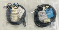 2 NEW KabelDirekt Top Series Cat6 STP Ethernet Cable 3m (9.84ft), RJ45, Black