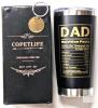 New BEST DAD EVER Father's Day / Dad Appreciation Travel Tumbler & Keychain Gift Set - 2