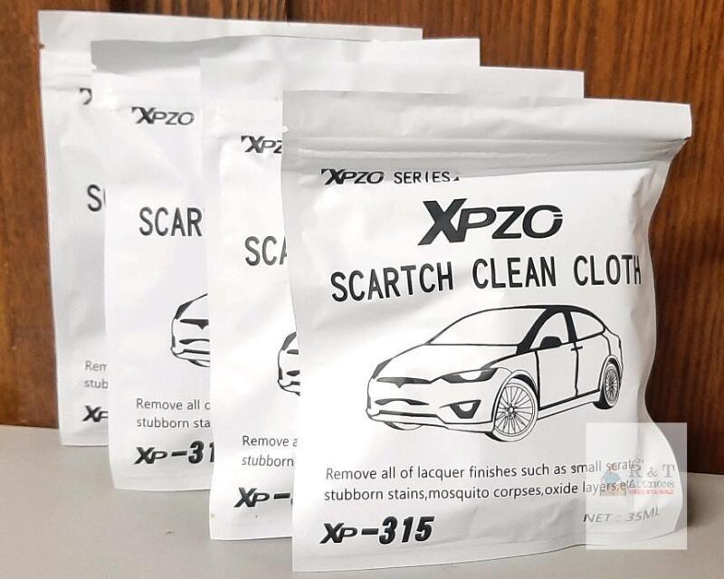 4 new XPZO Xp-315 Car Scratch Removal Cloth, 35ml, Polyester, For Paint & Lacquer