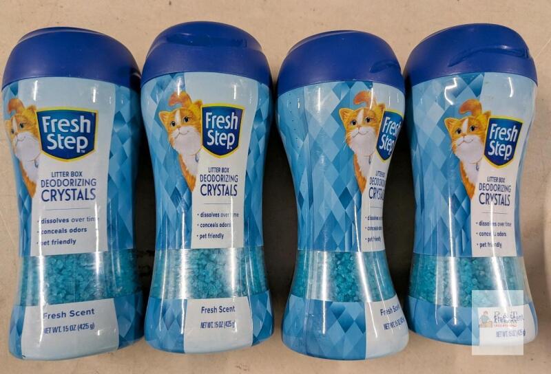 4 New Fresh Step Litter Crystals