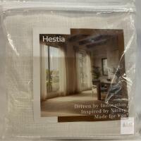 NEW Hestia Linen Curtains, Sheer White, 52x84 in (2 Panels), Rod Pocket