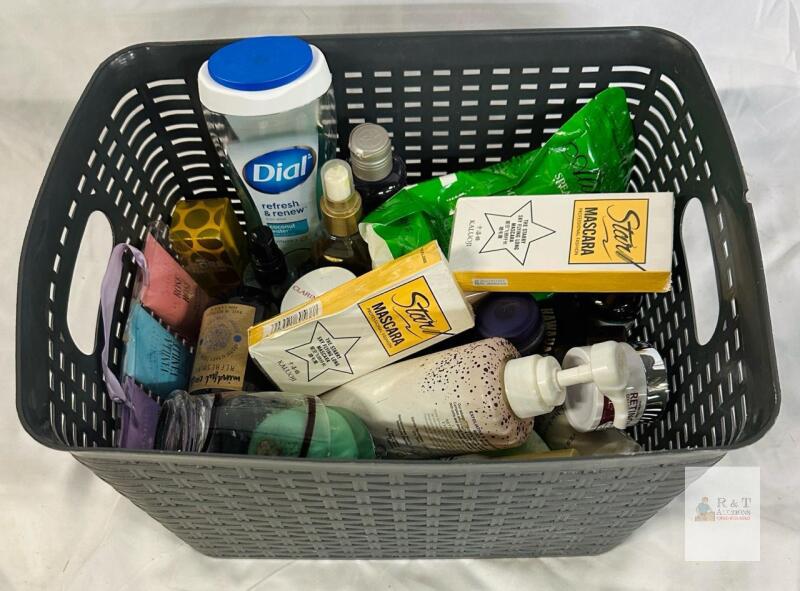 Large Mixed Lot Personal Care, Skincare & Beauty Products &ndash; Major Brands, Storage Basket Some products are not full, and some may be past date.