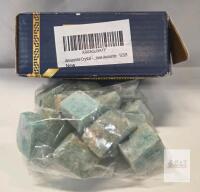 NEW Amazonite Crystal Rough Stones, 0.5 lb Lot, Blue-Green, Bulk Unpolished, X003QJ9ATF
