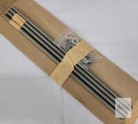 NEW 4x Arwnnklo 304 Stainless Steel Threaded Rods M8 x 12in (305mm) w/ 4 Nuts X004NKS58D