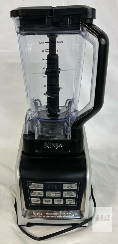 WORKING Ninja Blender BL642 Auto-iQ 1500W, 72oz Jar, Digital Controls, Presets, Stainless Steel Blades