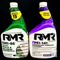 RMR Solutions RMR-86 Mold Stain Remover & RMR-141 Disinfectant Cleaner, 32oz Each, Contractor Grade