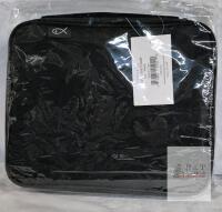 NEW Divinity Basic Bible Cover XXL Black Polyester Fits Large Bibles 11.5"x10" Zipper Handle