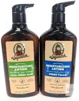 Dr. Squatch Men&rsquo;s Natural Moisturizing Lotion 10oz - Cool Fresh Aloe & Fresh Falls, Pump Bottles