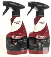 Weiman Cook Top Daily Cleaner, 2 x 12 fl oz Bottles, Streak-Free, Glass & Ceramic Cooktop Spray