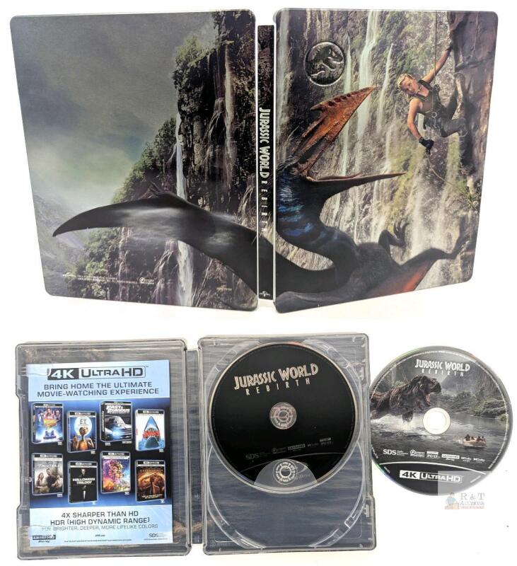 Jurassic World: Rebirth 4K Ultra HD SteelBook Edition, 2-Disc Set, PG-13, Universal SDS