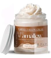 NEW Amallow Whipped Tallow Cream Clean Cloud 4oz, 100% Grass Fed, Natural Face & Body Moisturizer