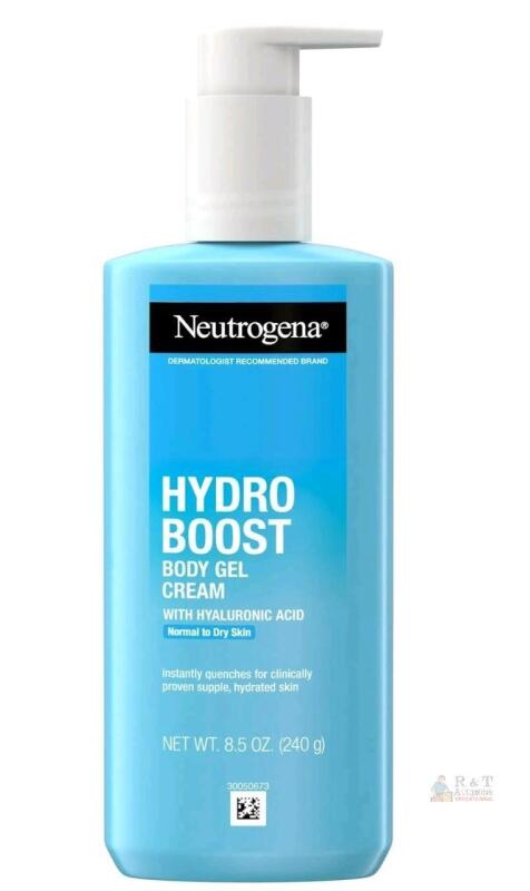 NEW Neutrogena Hydro Boost Body Gel Cream 16oz, Hyaluronic Acid, Normal to Dry Skin, Pump Bottle
