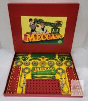 Vintage Meccano Set No. 1 Metal Construction Kit, England, Complete with Box and Instructions