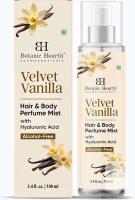 NEW Botanic Hearth Velvet Vanilla Hair & Body Perfume Mist 3.4 fl. oz Alcohol-Free with Hyaluronic Acid