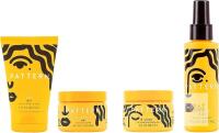 NEW PATTERN Mini Stylers Kit | Curl Gel, Strong Hold Gel, Styling Cream, Hydrating Mist, 4pc Set, 3 oz Each