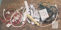 Bulk Lot of Extension Cords, Power Strips, Adapters, Mixed Brands, 10+ Pieces, 10 ft Lengths
