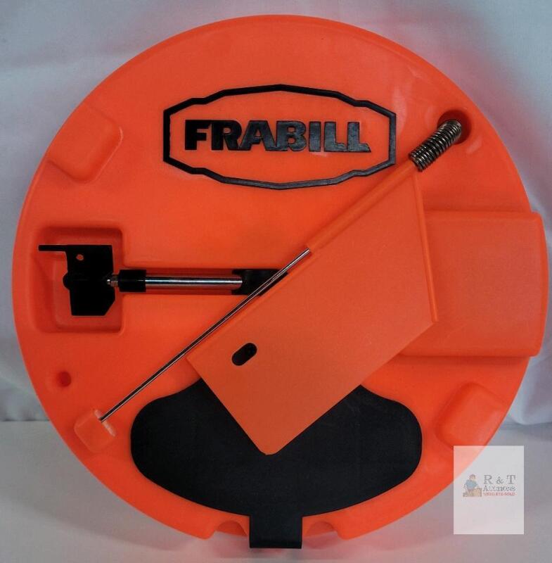 Frabill Pro Thermal Insulated Round Tip-Up, 11" Diameter, Orange, Spring Flag Ice Fishing