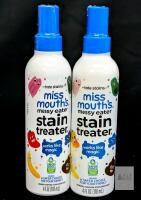 NEW Miss Mouth&rsquo;s Messy Eater Stain Treater 4oz x 2, General Purpose, Safer Choice, Spray Bottles